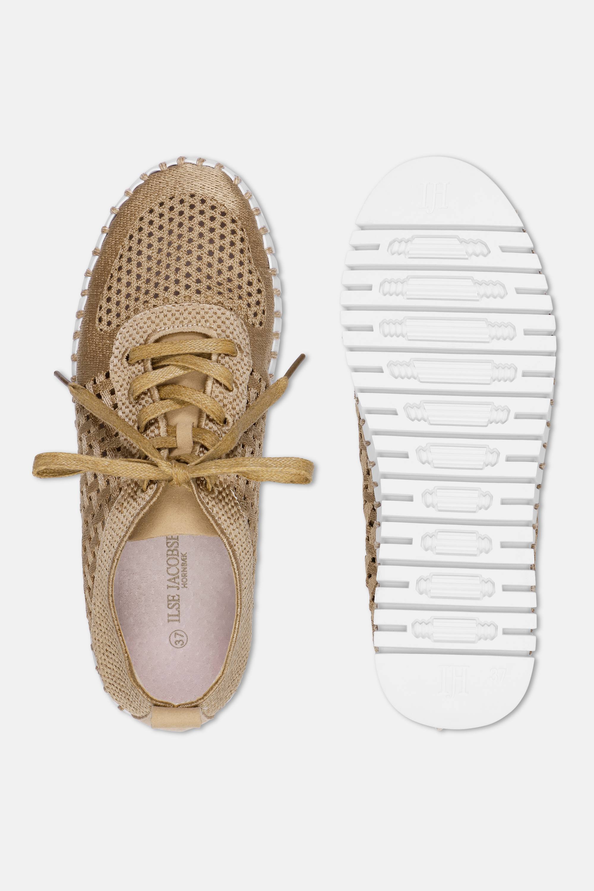 Tulip Slipper Mit Schnürung - Latte White